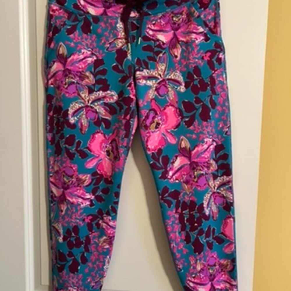 LILY PULITZER - PLUM HOODIE AND JOGGER PANT SET